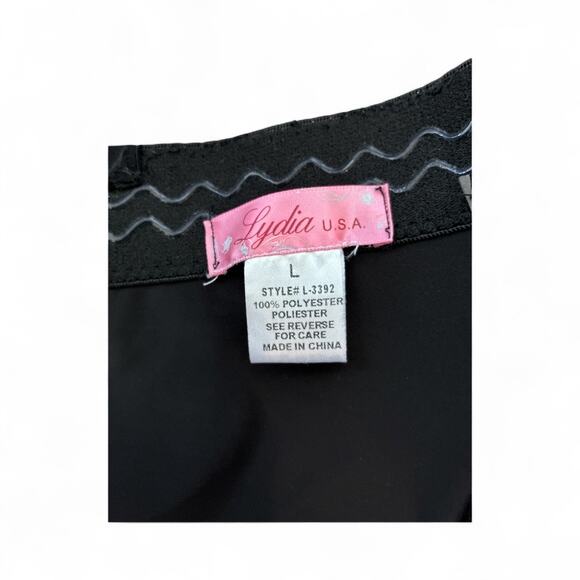 Lydia USA Women’s Velour Corset with Back Hook and Loop Closure in Green Size L - Picture 5 of 6